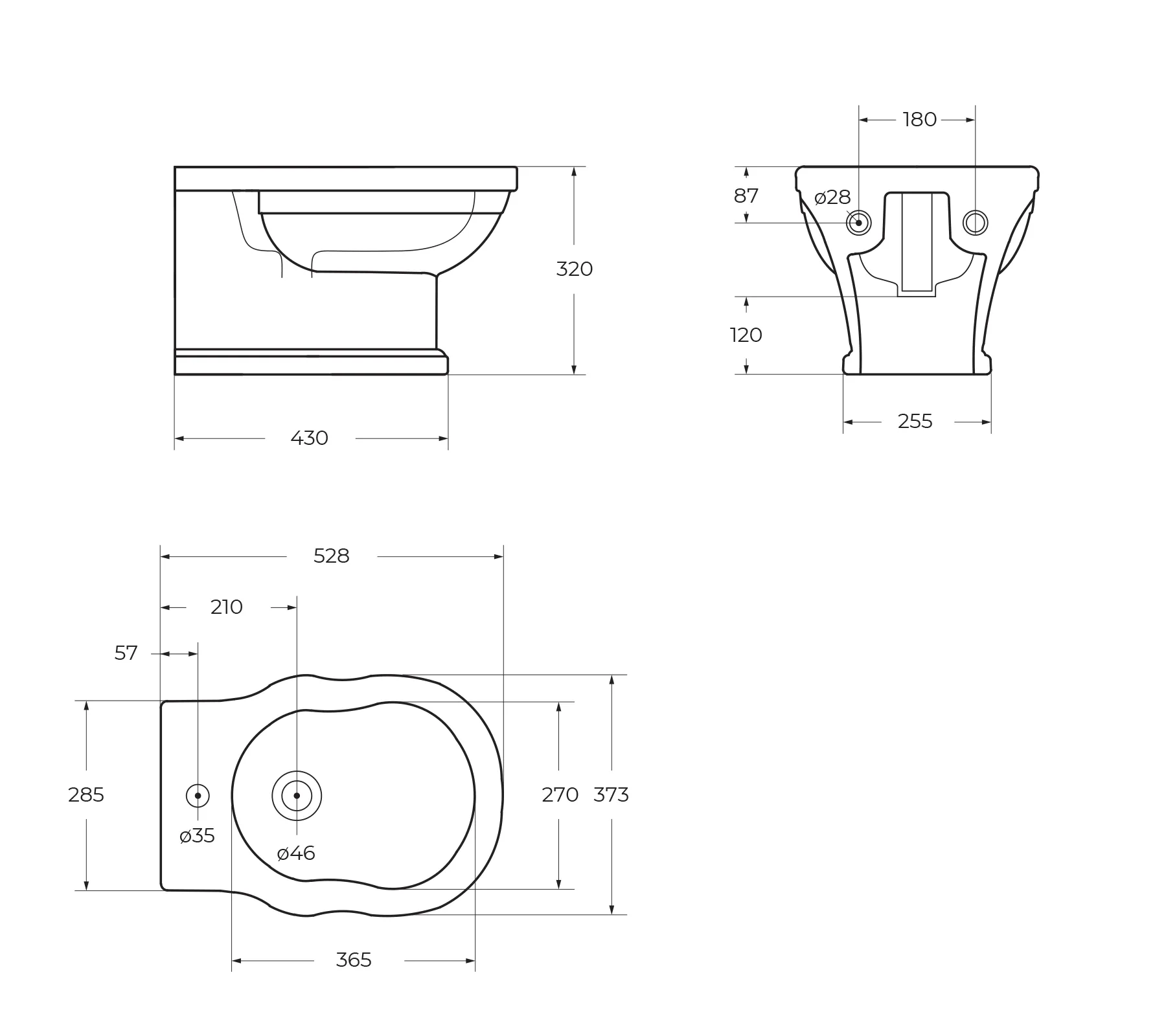 Биде подвесное BelBagno Boheme, белый (BB115BH)