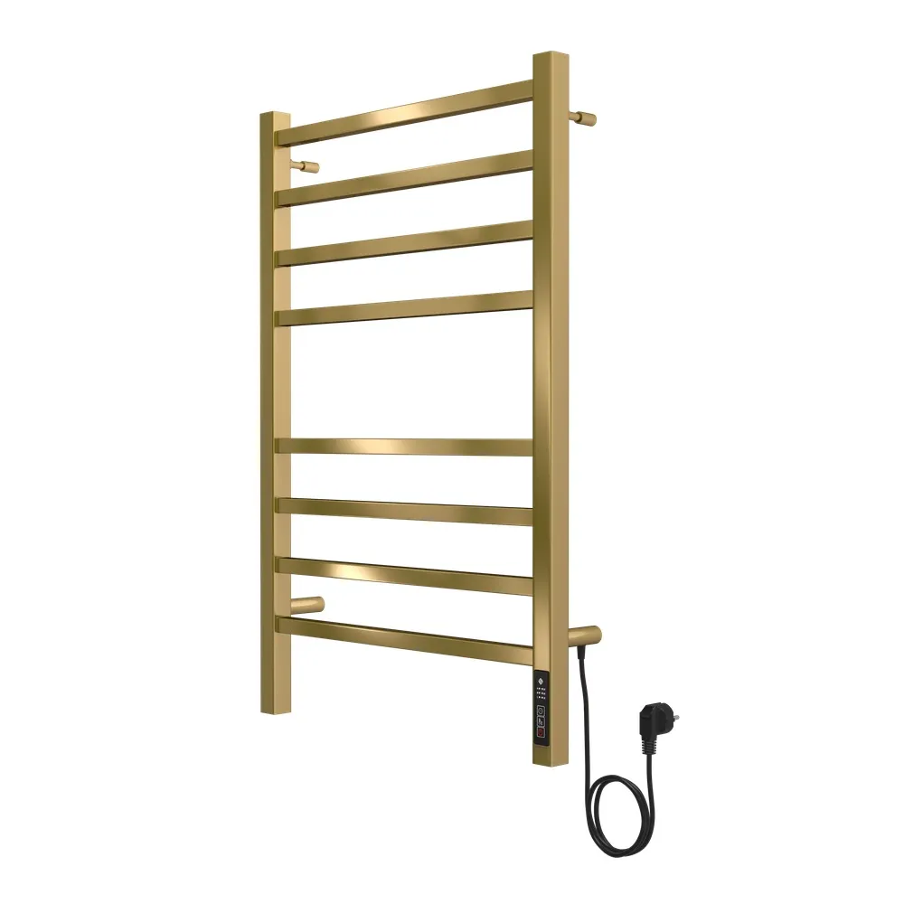 Полотенцесушитель электрический с диммером Terminus Ватикан П8 50х80, золото арт