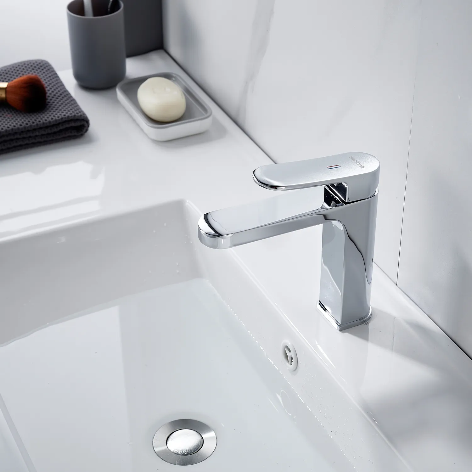 Смеситель для раковины Shevanik S4501, хром