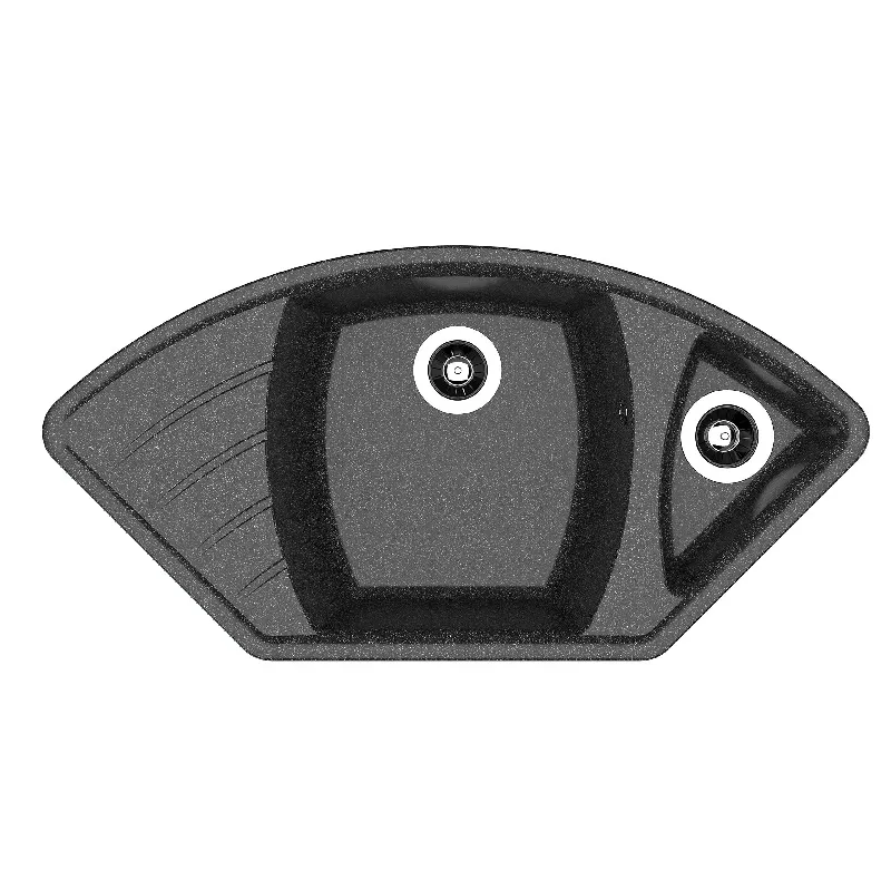 Кухонная мойка Dr. Gans ГАБИ 25.050.E1015.407, черный