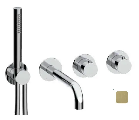 Смеситель для ванны и душа Almar Water Control Modular, High Brass Brushed PVD (E180135.HB)