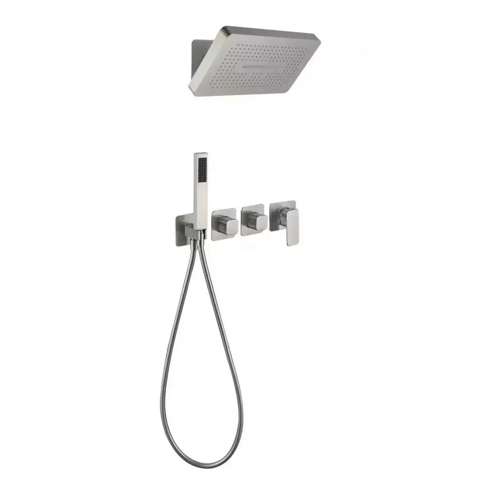 Душевая система встраиваемая (без излива) Grocenberg GB5030NK, никель