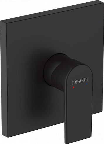 71668670S Set HG Vernis Shape смеситель для душа встройка (71668670+01800180), матовый черный