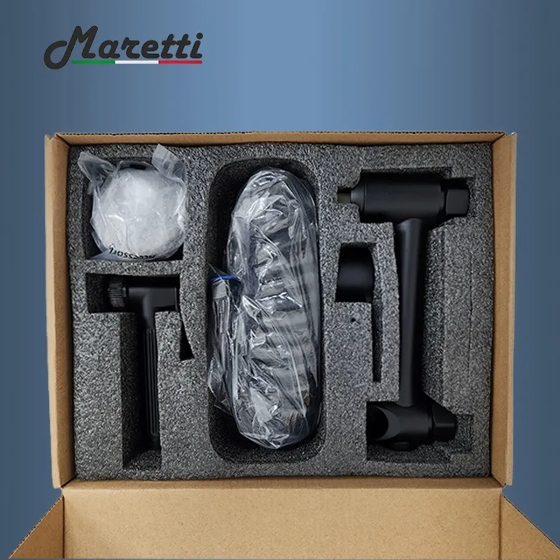 Гигиенический душ со смесителем Maretti Project Black PB30RN69, черный