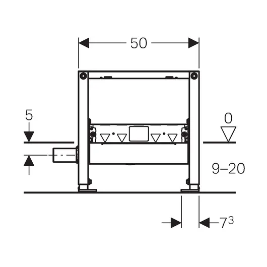 Сифон для душа Geberit CleanLine Duofix механизм (111.591.00.1)