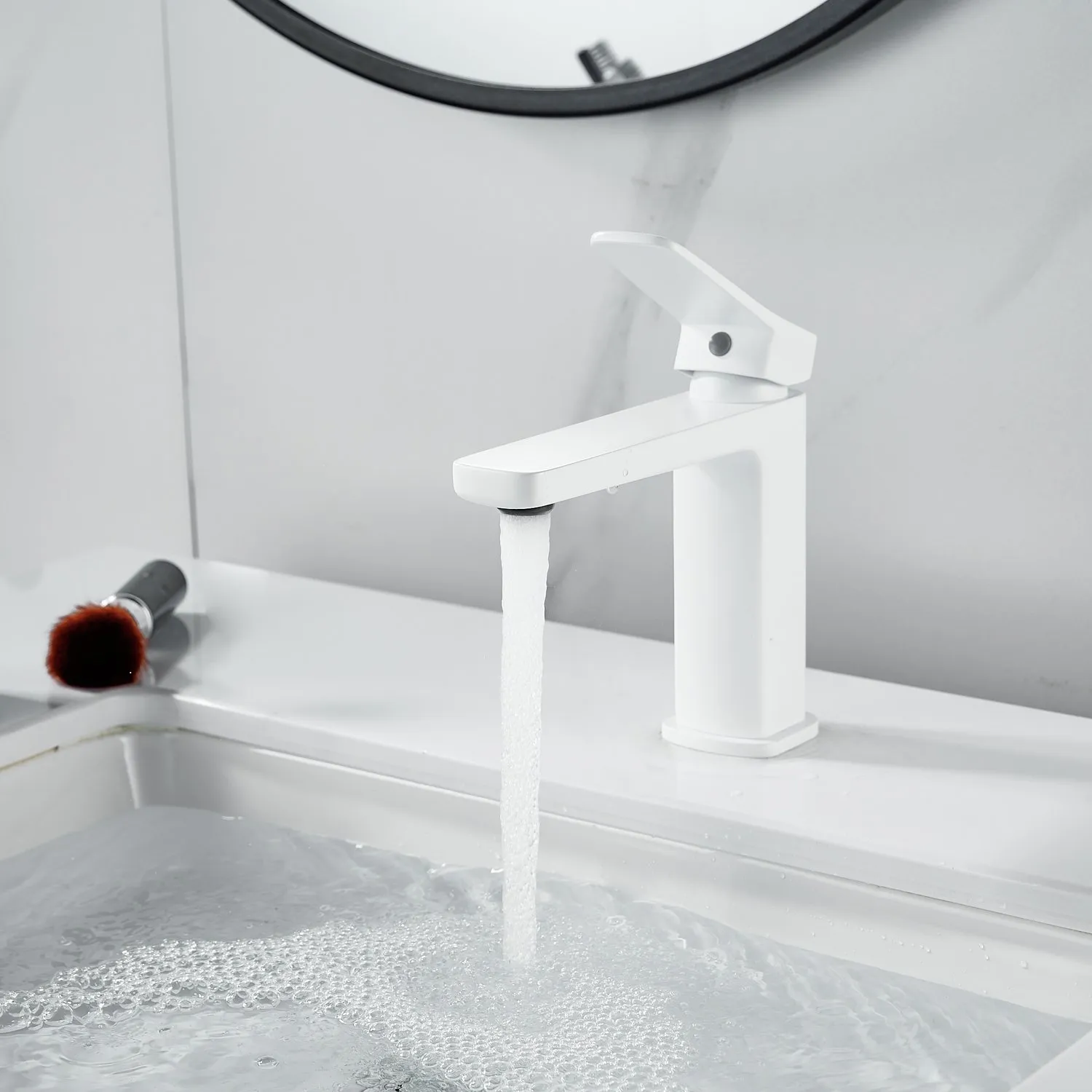 Смеситель для раковины Raffine F0199C, белый