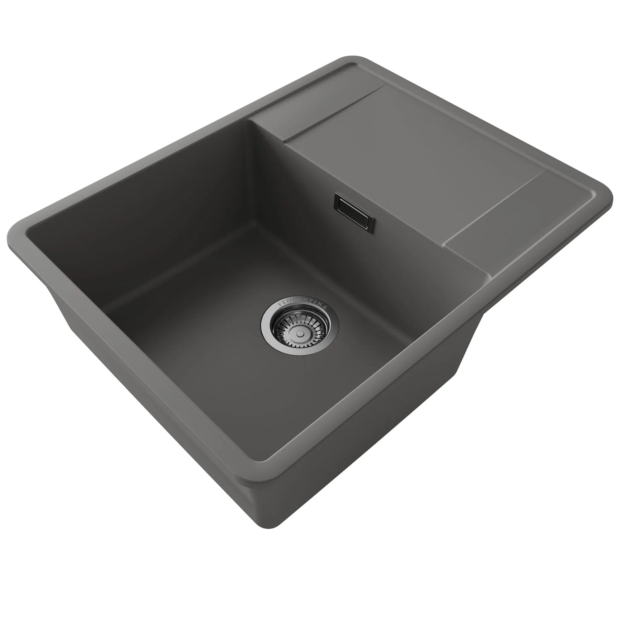 Кухонная мойка Florentina ПЬЕМОНТ 17.030.C0650.307, серый шёлк
