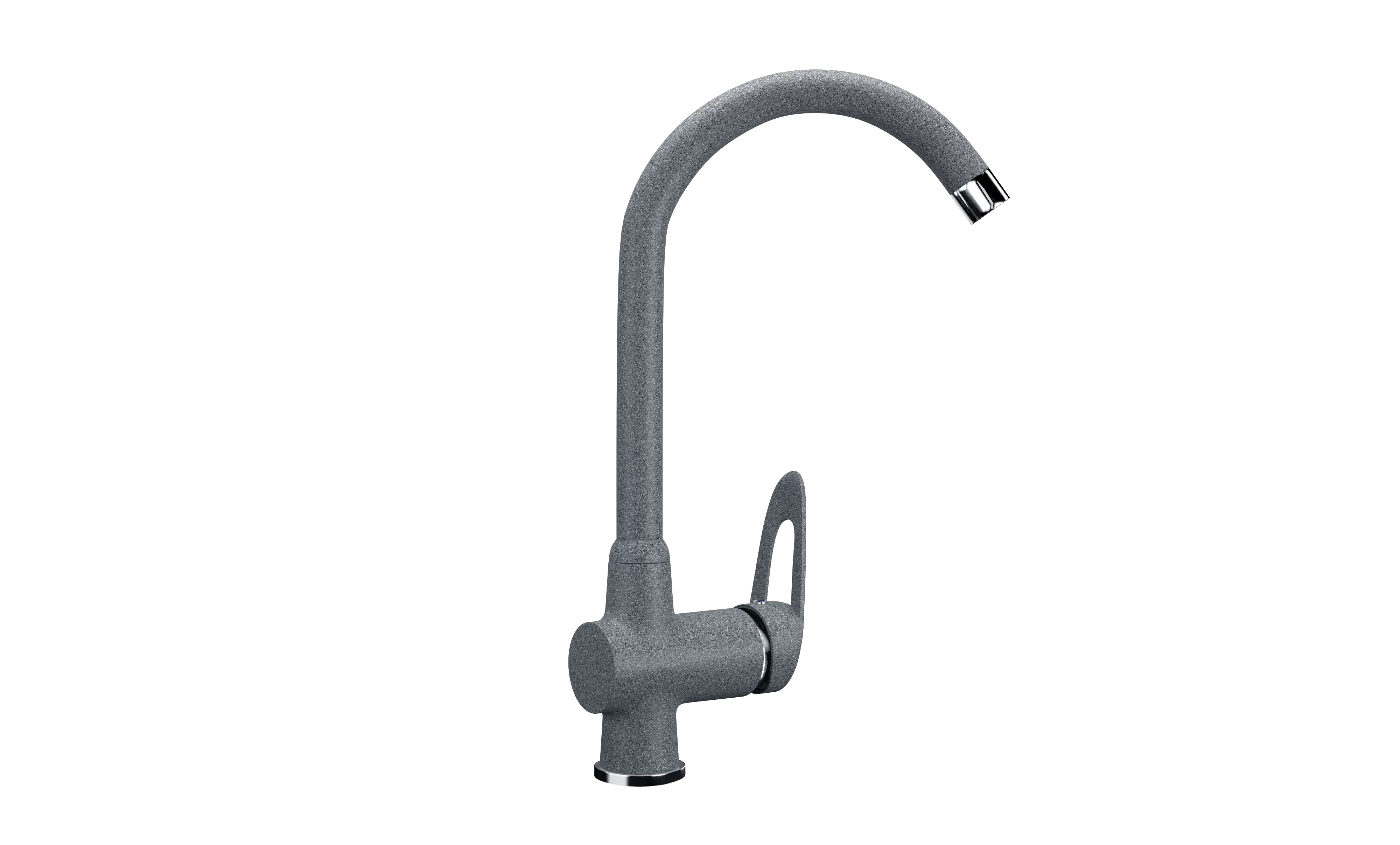 Смеситель для кухни ULGRAN Classic графит (U-006-342)