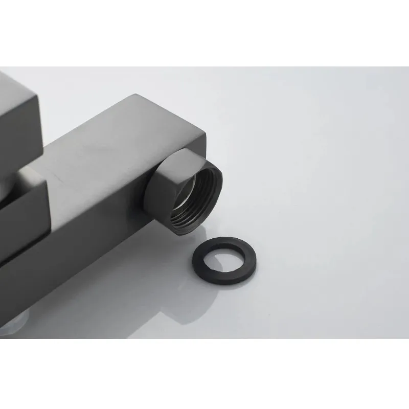 Смеситель для ванны Knotlor KN-22/GM, вороненая сталь