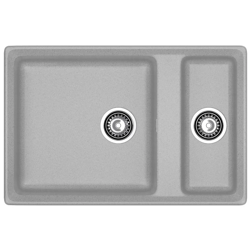 Кухонная мойка GranFest LEVEL 760K, серый