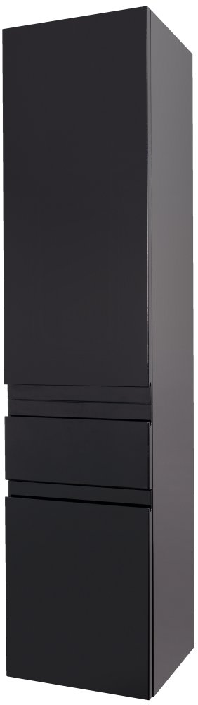 EB2069G-J52 Подвесная колонна Jacob Delafon, 35 см, шарниры слева, цвет блестящий черный