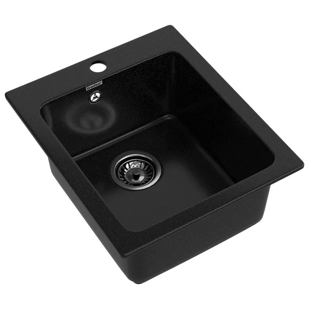 Кухонная мойка GranFest PRACTIK 505, черный