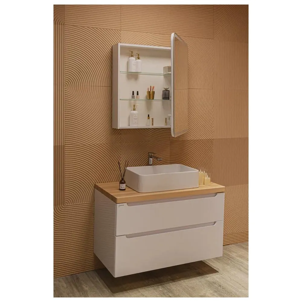 Зеркало-шкаф Silver Mirrors Фиджи Flip 70 ИК (700х800, бесконтактный сенсор)