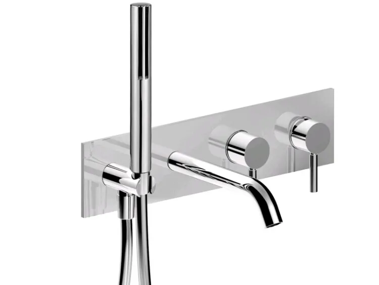Смеситель для ванны и душа Fantini Nostromo, хром (50 02 E820B)