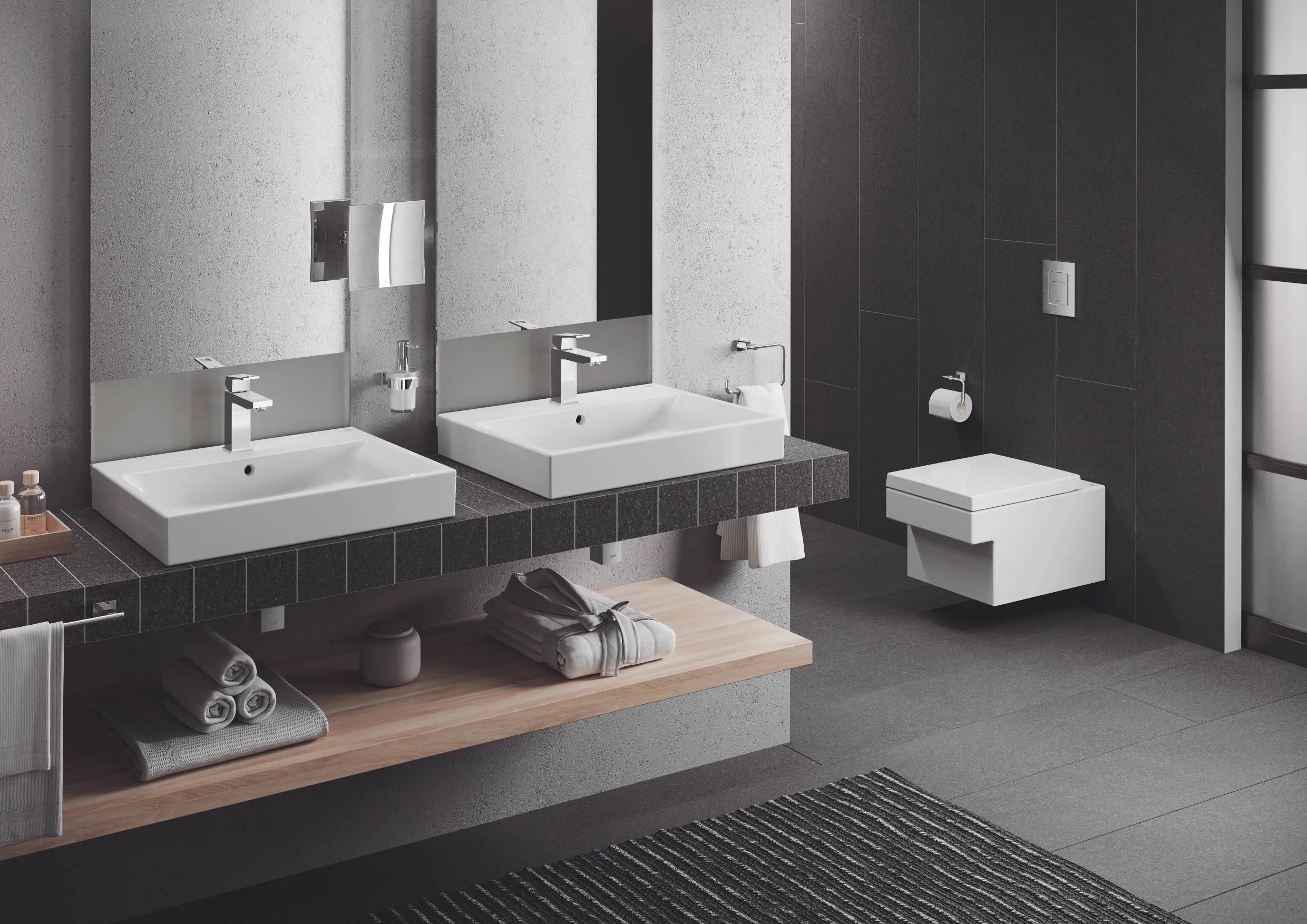 Раковина Grohe Cube Ceramic 3947700H белый альпийский