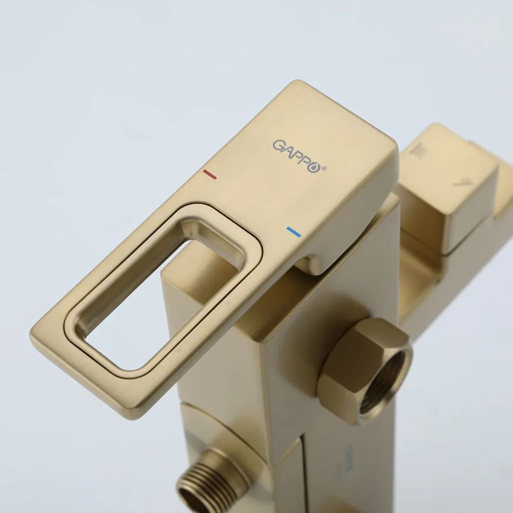 Душевая система GAPPO G2417-3, золотой сатин