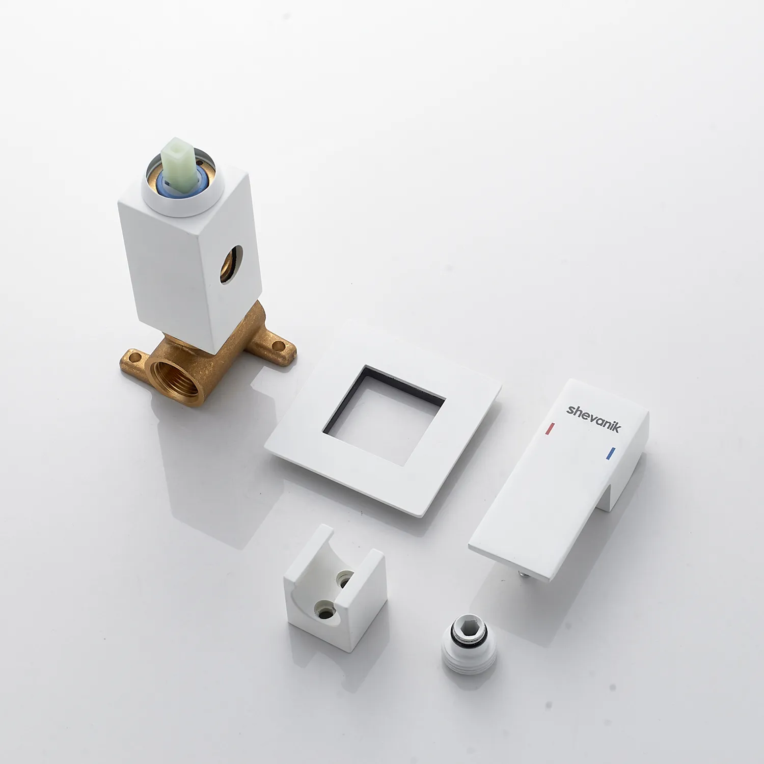 Гигиенический душ со смесителем Shevanik S127C, белый