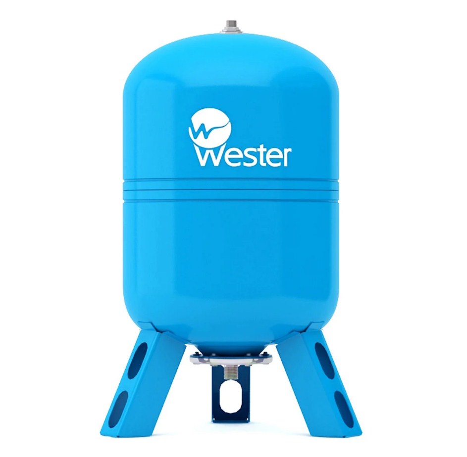 Гидроаккумулятор для водоснабжения Wester WAV 80 вертикальный (арт. 0-14-1120)