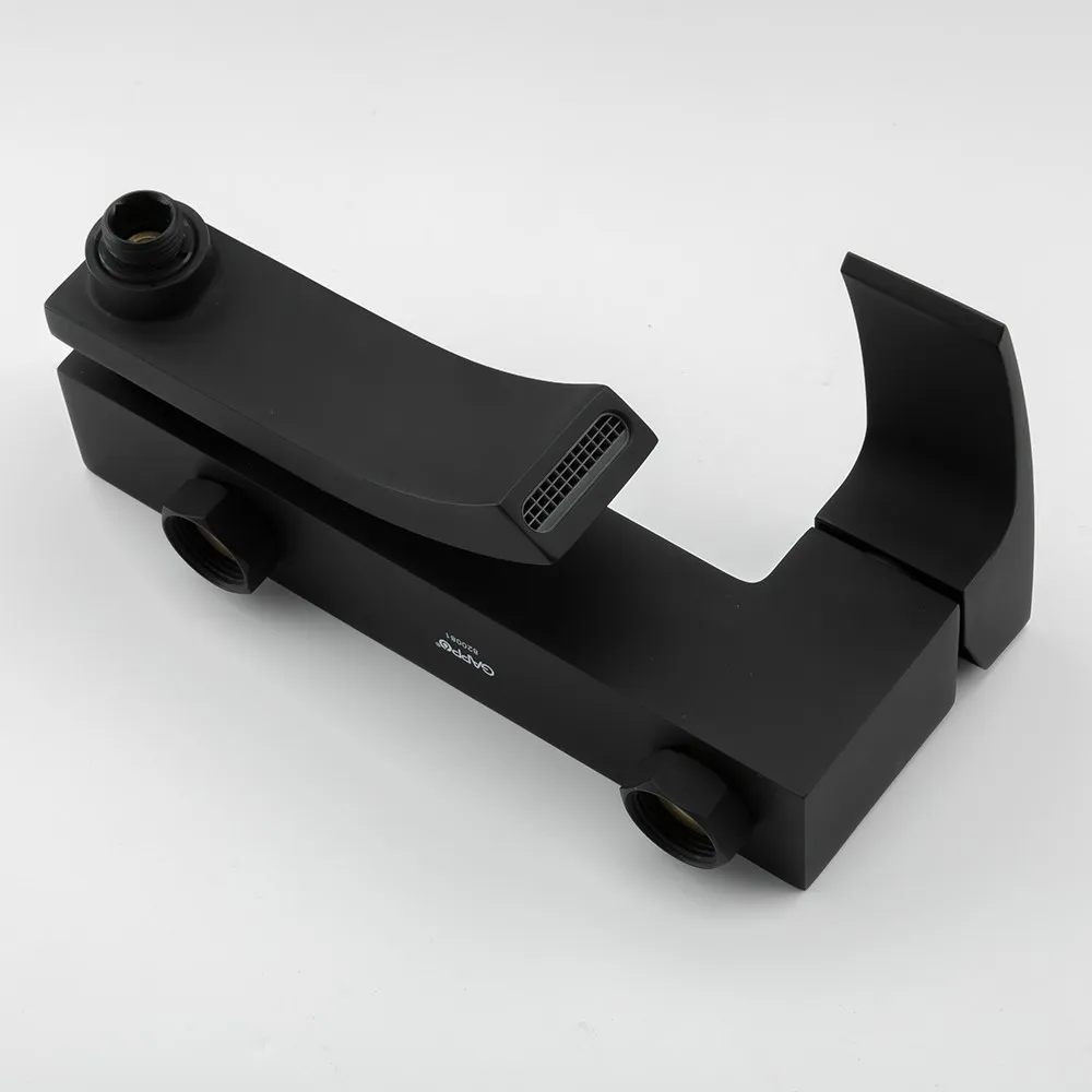 Смеситель для ванны GAPPO G3207-6, черный