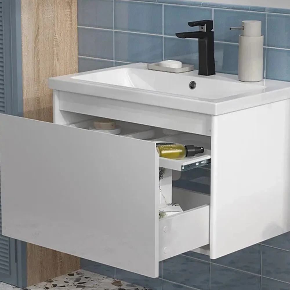 Тумба с раковиной подвесная Velvex Klaufs tp.KLA.COM.70.1Y, 70 см