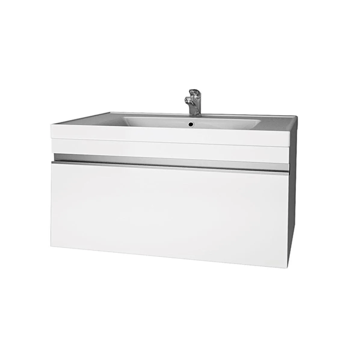 Тумба под раковину подвесная Dreja Grace 70 см, белый