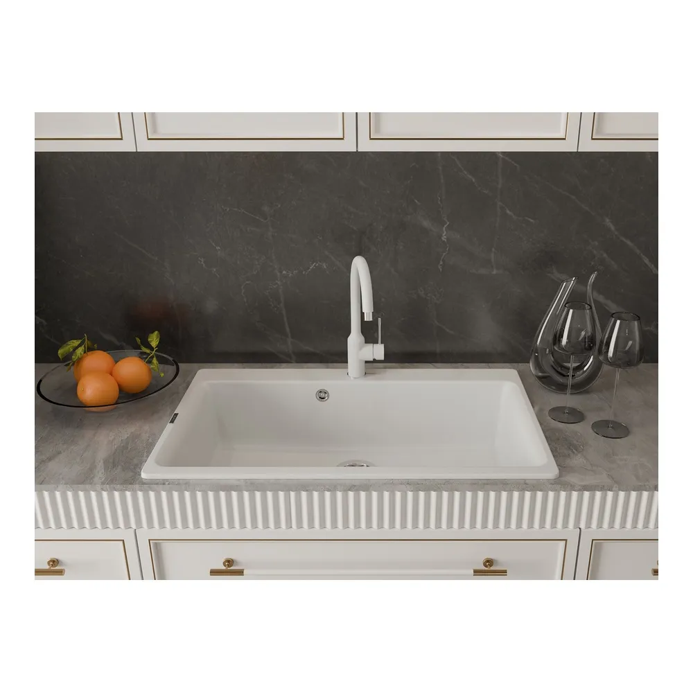 Кухонная мойка Rivelato AXEL Х-90, иней