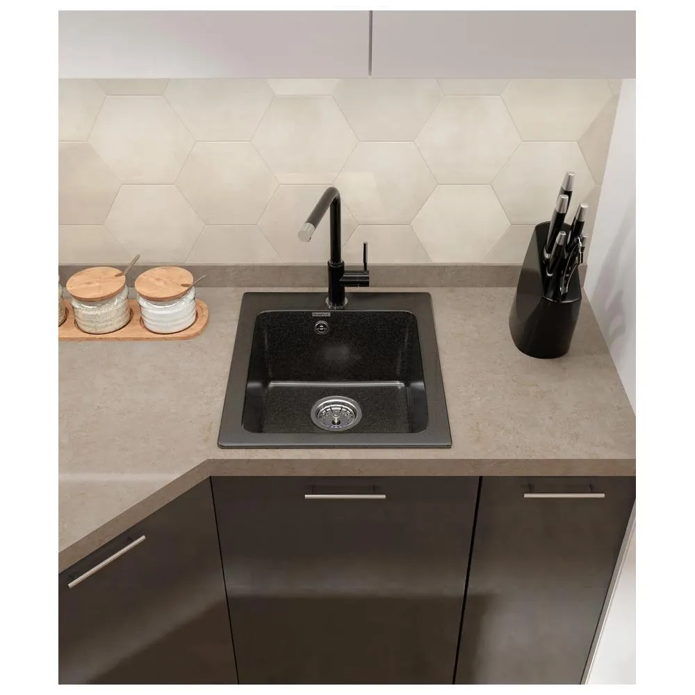 Кухонная мойка GranFest PRACTIK 505, черный