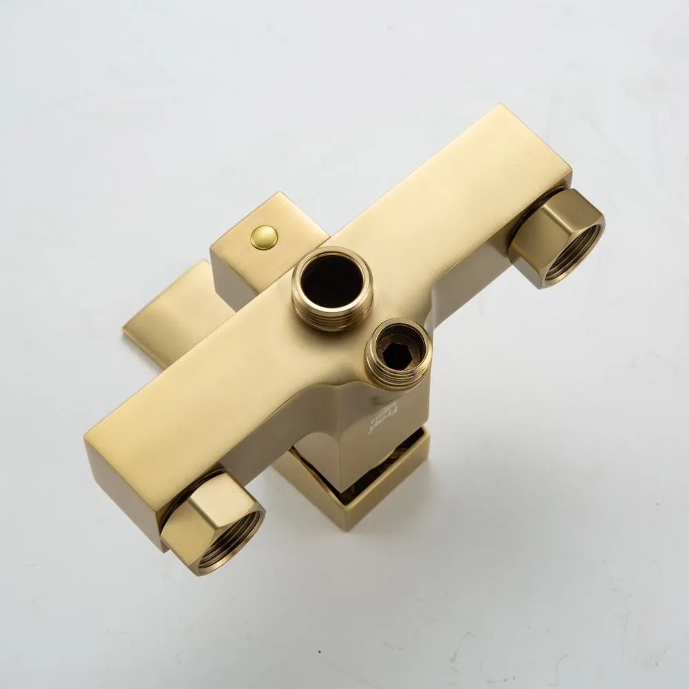 Смеситель для ванны FRAP F2291-3, золотой сатин