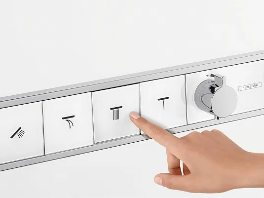 15357000S Set HG RainSelect термостатический смеситель для душа (15357000+15312180)