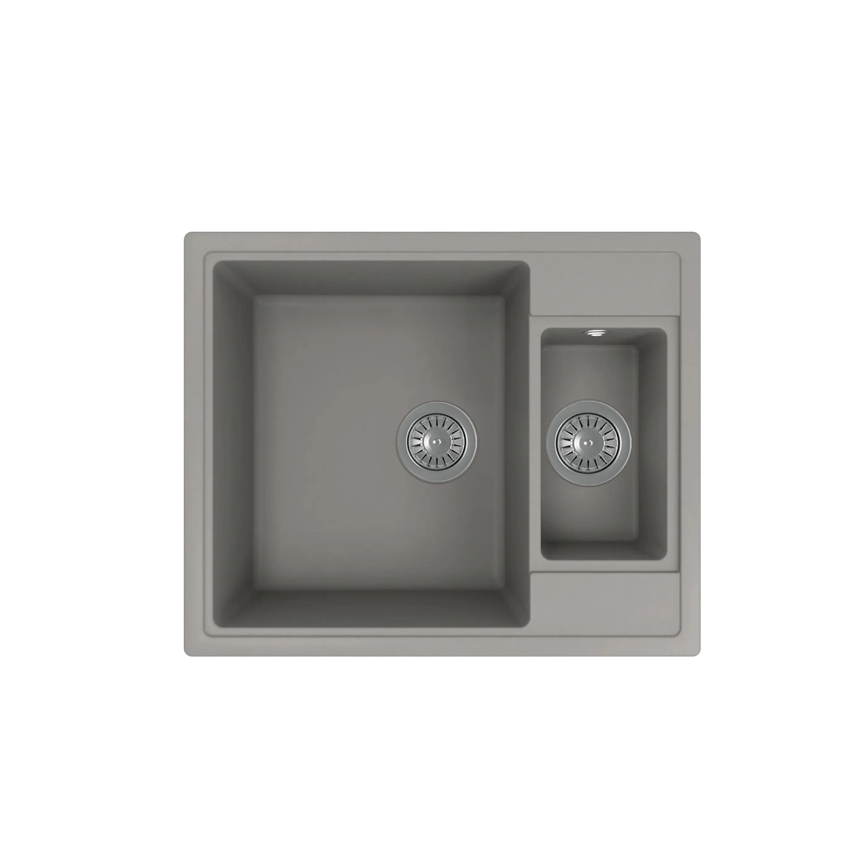 Кухонная мойка Florentina ЛИПСИ 20.465.D0620.307, серый шёлк