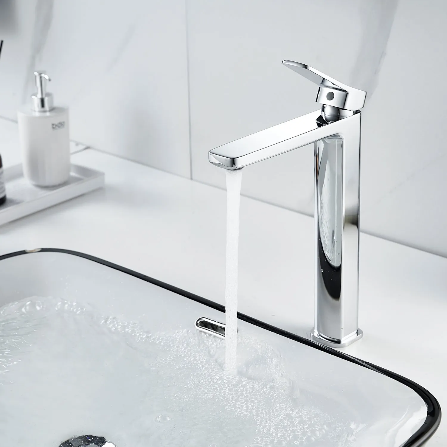 Смеситель для раковины высокий  Raffine F1199, хром