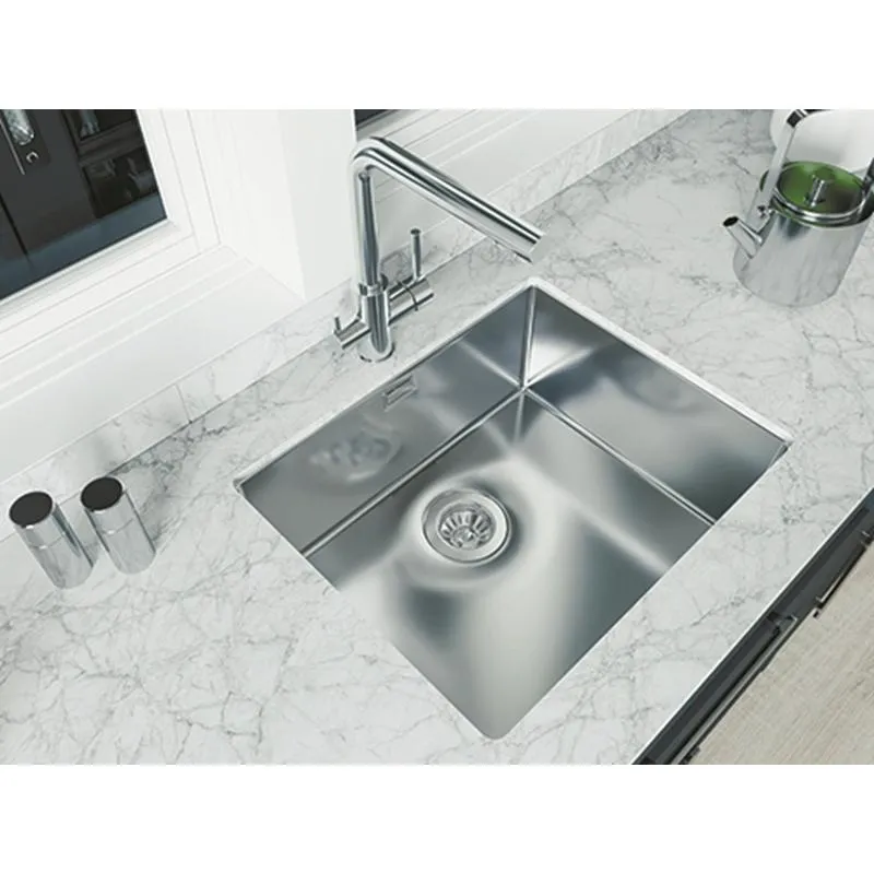 Кухонная мойка Florentina ОПТИМА-HM OHM.500.400.В.10.S.10, нержавеющая сталь