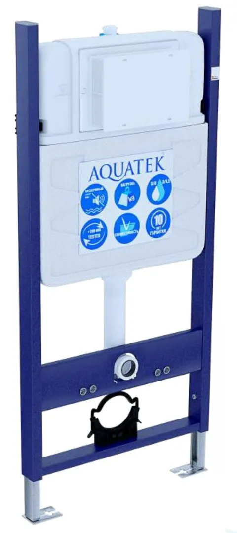 SET AQUATEK ЛИБРА N-14 (рама AQUATEK Standard INS-0000014(без клавиши и крепежа)+унитаз ЛИБРА New AQ0530N-00 с тонким сиденьем soft-close