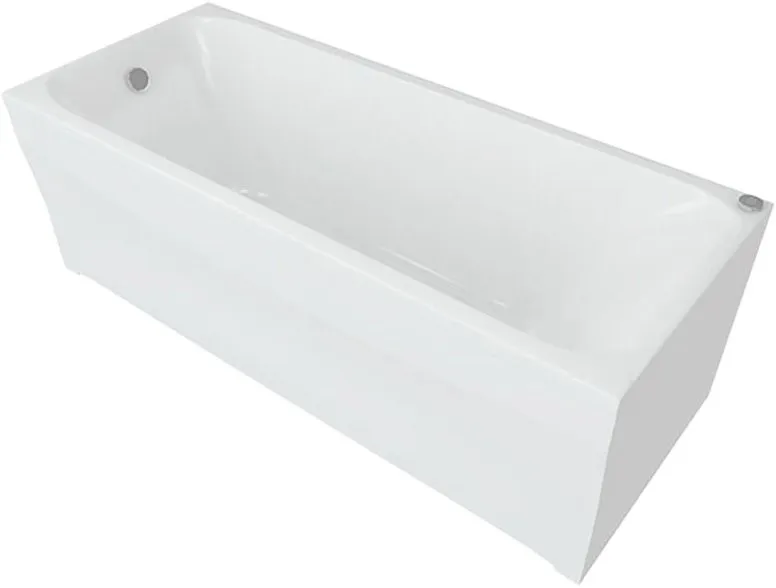Акриловая ванна Aquatek Альфа 1400x700 с фронтальным экраном, слив слева, без гидромассажа (ALF140-0000019)