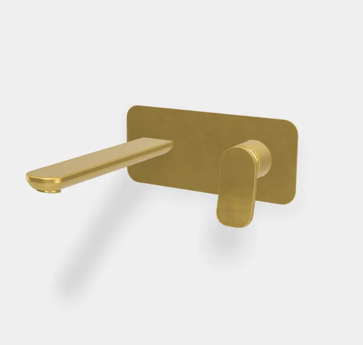 Смеситель для раковины Fima Carlo Frattini Flo', золото брашированное (F3821WLX5OS)