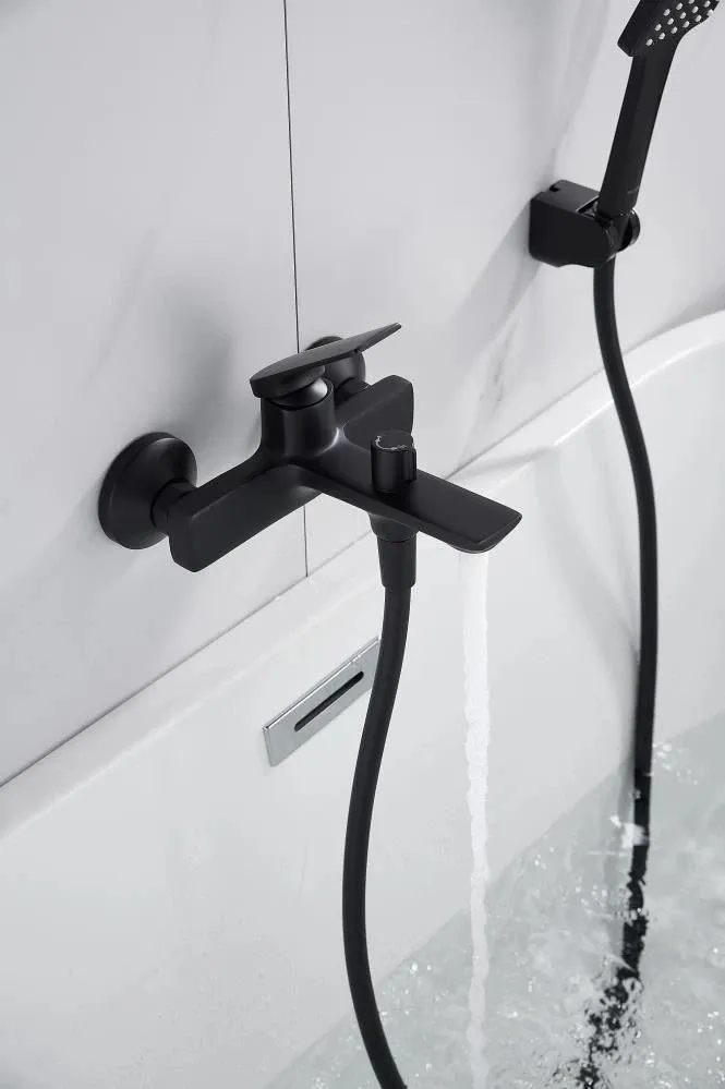 Смеситель для ванны Knotlor KN-71/BL, черный