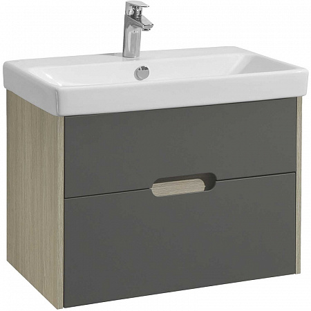1A2543K0OLUG0 Набор Aquaton: 1A254301OLUG0 Тумба-умывальник Оливия 70 Дуб Ойстер/ 1WH501628 Раковина Адриана 70