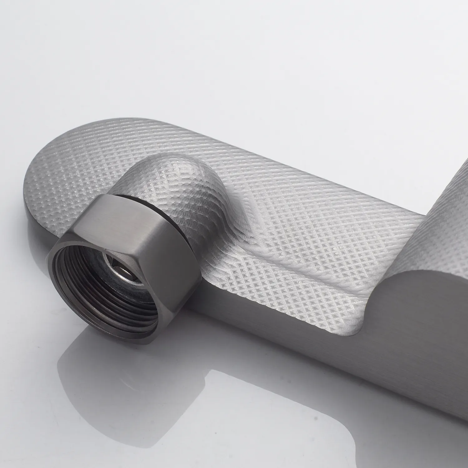 Гигиенический душ со смесителем Shevanik S4705T-1, оружейная сталь