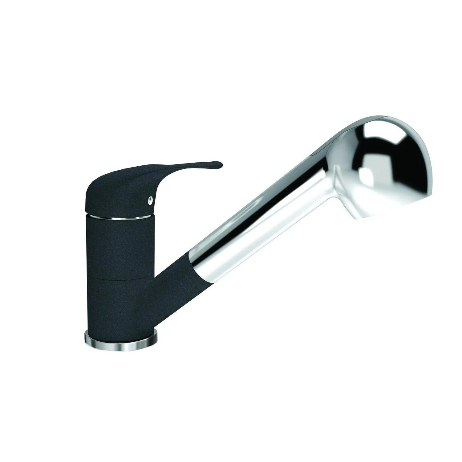 Смеситель для кухни с выдвижным изливом Florentina СИГМА 313.14L.1223.102, черный