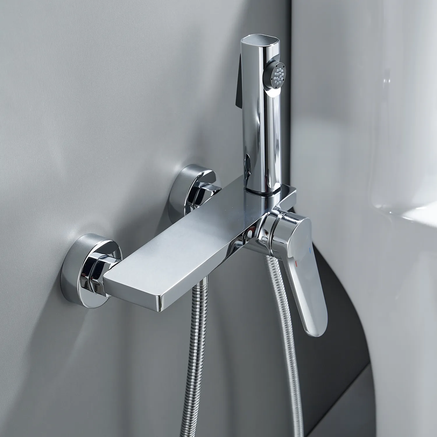 Гигиенический душ со смесителем Shevanik S4305-1, хром