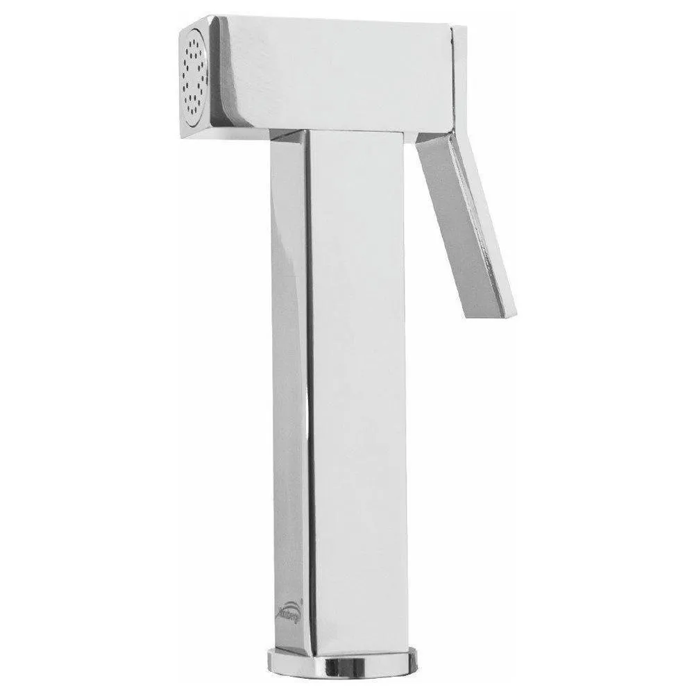 Гигиенический душ со смесителем встраиваемый Hansberge H3077W, хром/белый