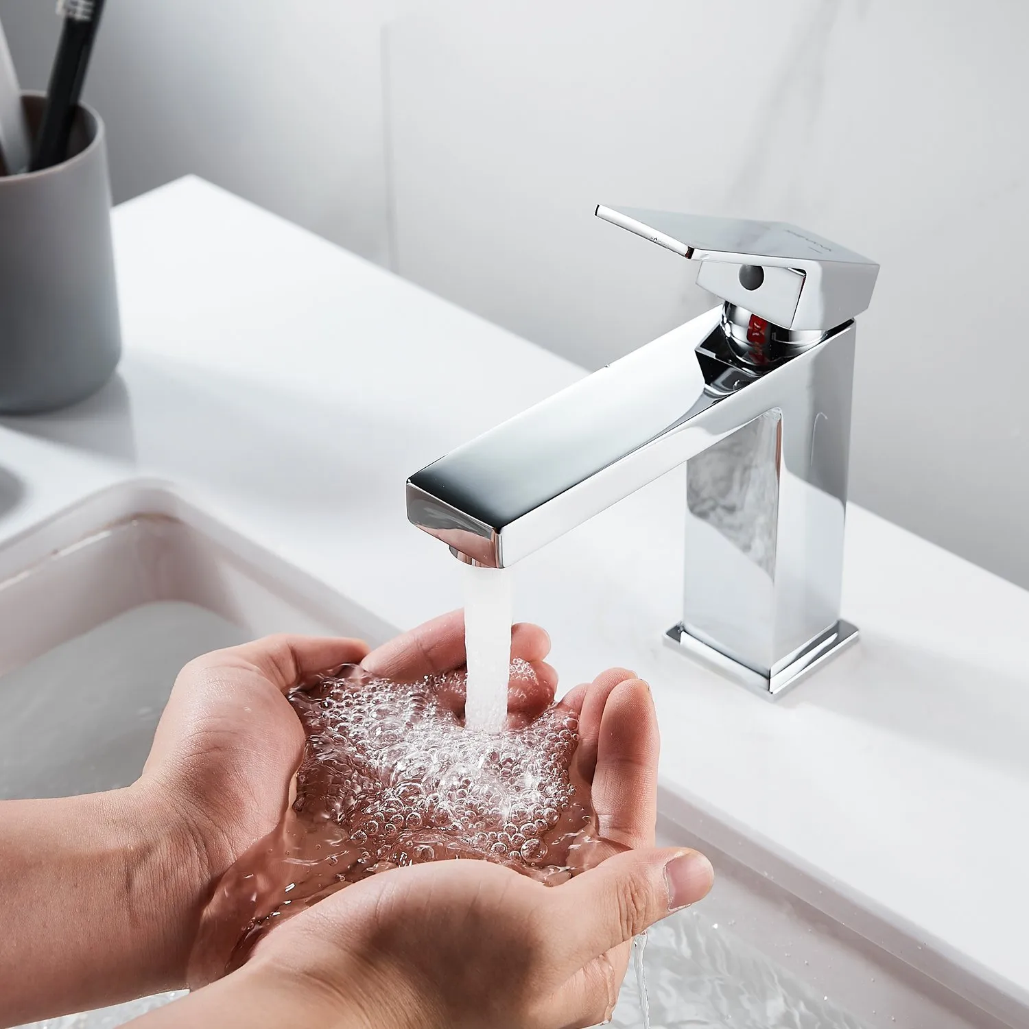 Смеситель для раковины Shevanik S9601, хром