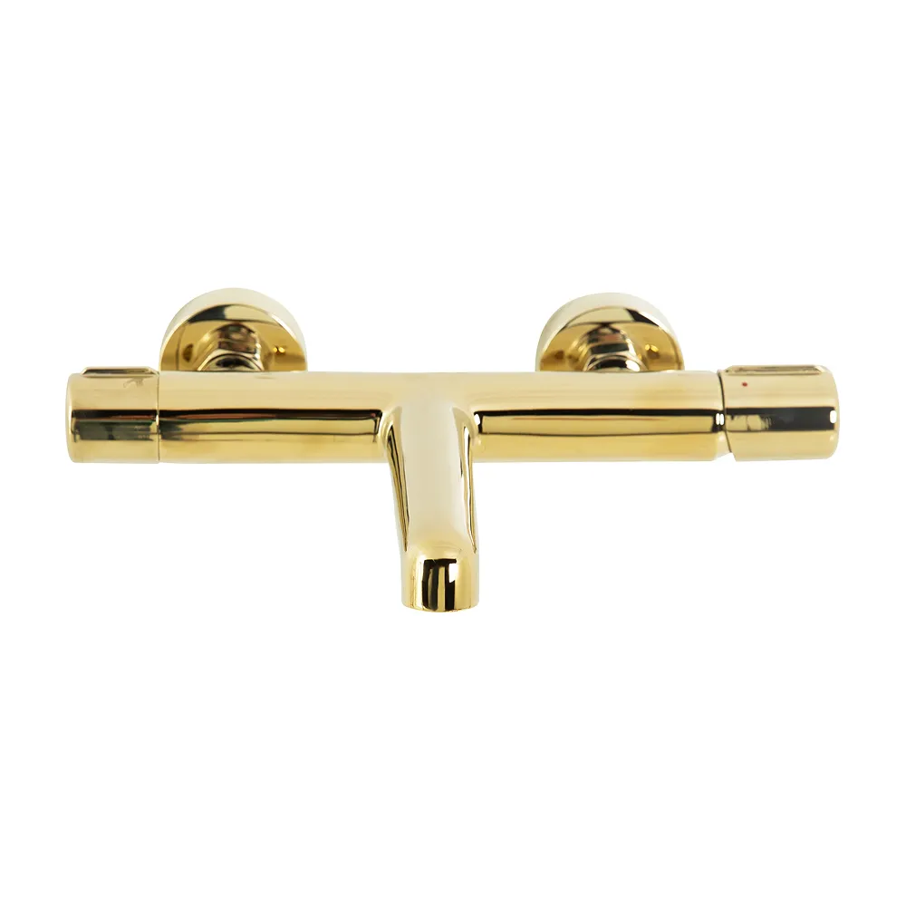 Смеситель для ванны и душа BelBagno Uno, золото (UNO-VASM-ORO)