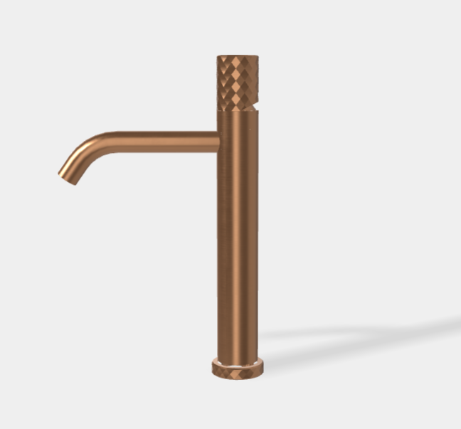 Смеситель для раковины Fima Carlo Frattini Spillo Tech, X Collection, бронза брашированная янтарная (F3031TLXSXZS)