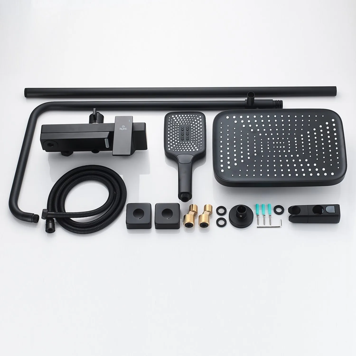 Душевая система Rose R1836H, черный