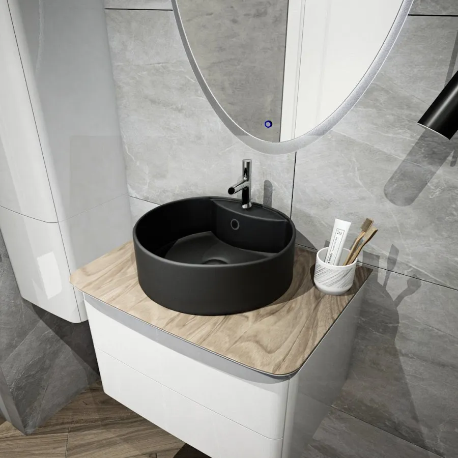 Раковина чаша Maretti EA13NS44-560, черная