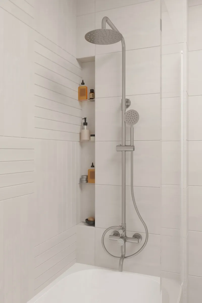 Душевая система Knotlor SS-06, сатин