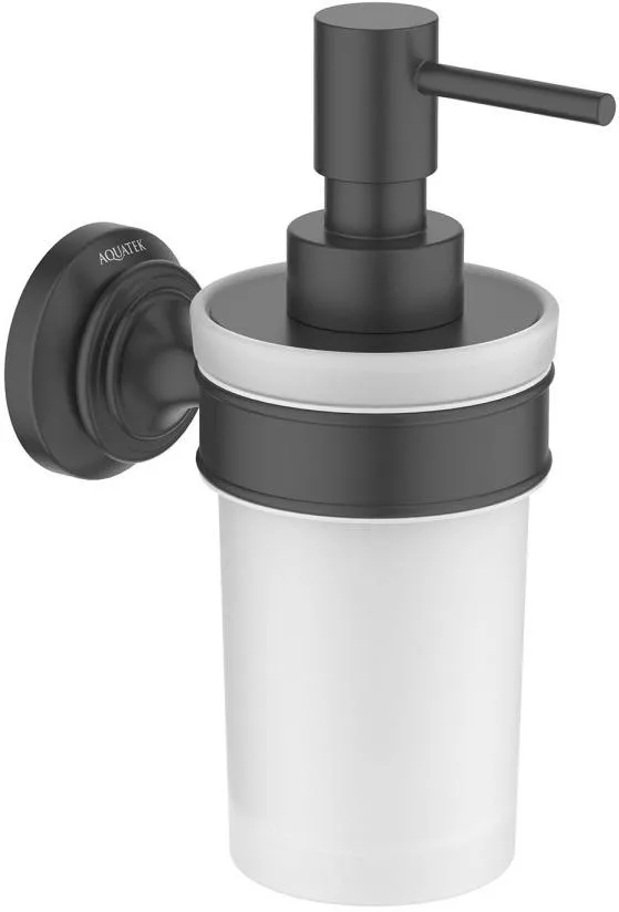 Дозатор AQUATEK КЛАССИК, матовый черный AQ4505MB