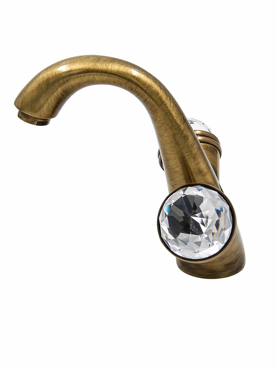 Смеситель для раковины с донным клапаном Fiore XT SKY (SWAROVSKI®) 17OO0623, бронза