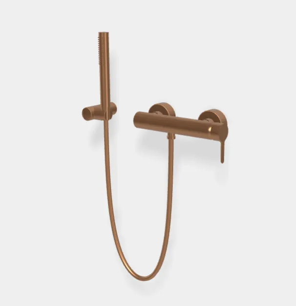 Смеситель для ванны и душа Fima Carlo Frattini Snap, брашированная янтарная бронза (F3115ZS)